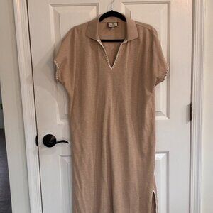 Tuckernuck Sandstone Pique Melissa Maxi Dress -Small